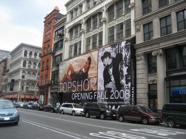 DelayWatch: Topshop Opening Pushed to Spring
