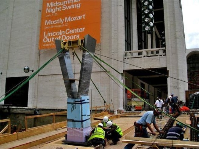 New Canopies at Lincoln Center Ready for Take Off