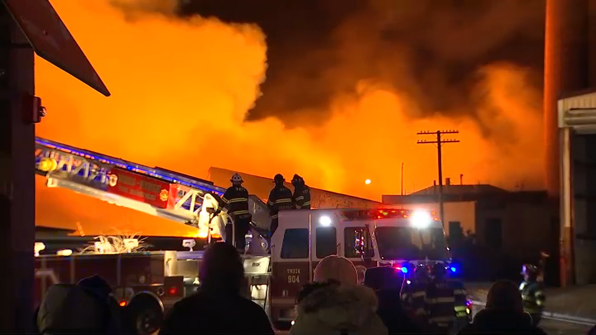 'Devastating' 7-Alarm Fire Swallows Iconic NJ Paper Mill