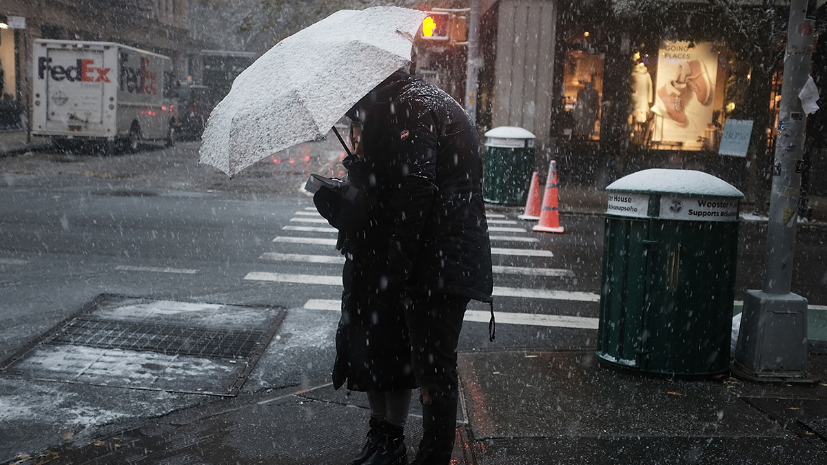 December Snow Flurries to Make Way for Rain Showers