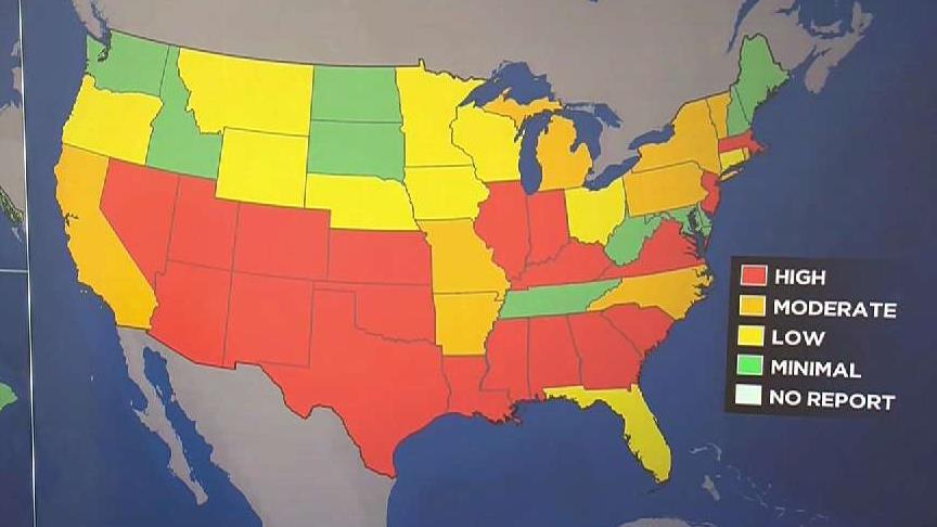 High Flu Activity in NYC and New Jersey