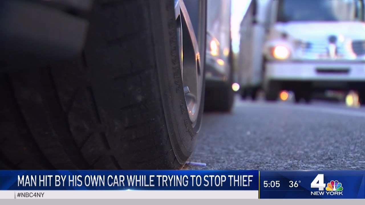 Man Hit by Own Car While Trying to Stop Thief in NY