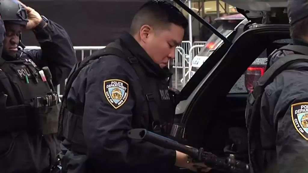 NYPD Preps for New Year Ball Drop in Times Square