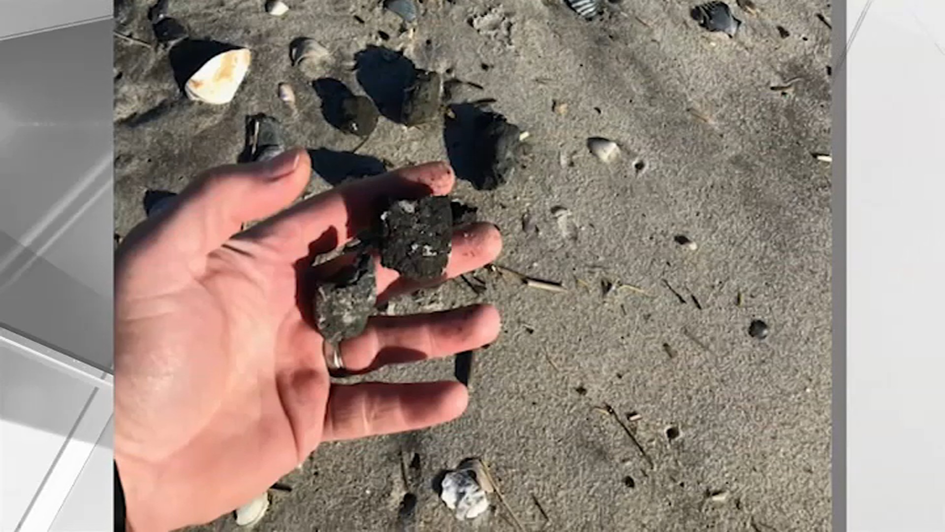 Locals 'Extremely Concerned' About Tar Balls Found on Beach
