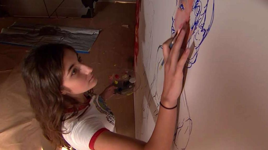 Teen Daughter of Sept. 11 Survivor Brings Joy With Art