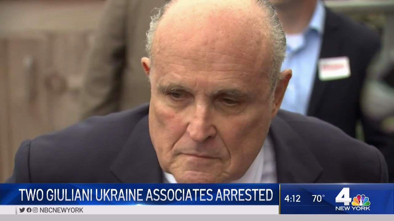 Two Giuliani Ukraine Associates Arrested