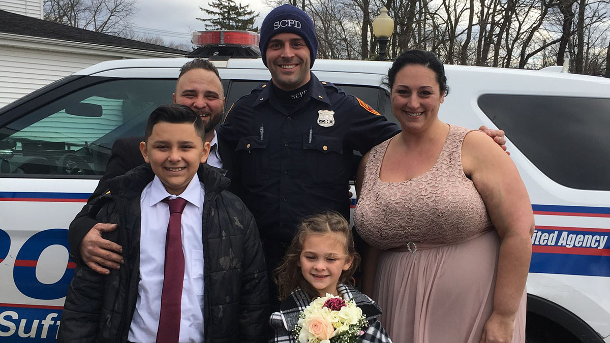 Here Comes the Bride... and Groom, Thanks to a Helpful Cop