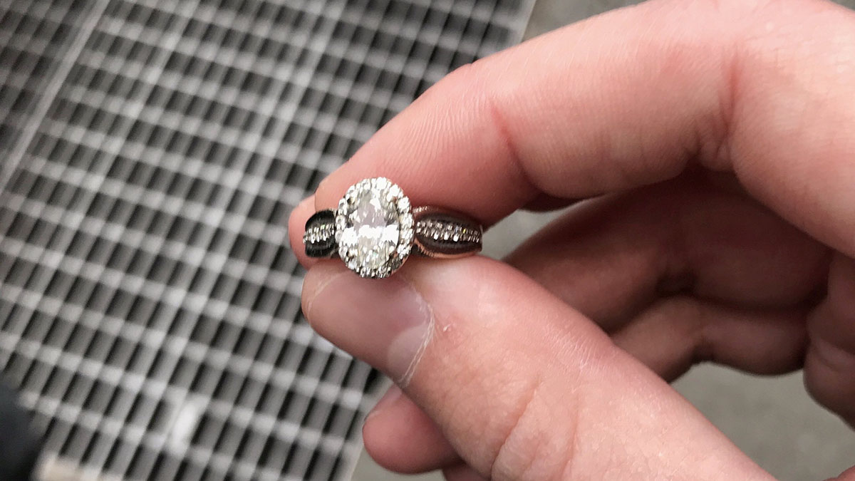 Cops Rescue Another Ring from an NYC Sewer Grate
